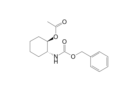 Benzyl (1R,2R)-N-(2-acetoxycyclohexyl)carbamate