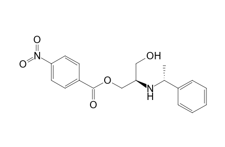 (2R,.alpha.R)-3-Hydroxy-2-(.alpha.-methylbenzyl)aminopropyl 4-nitrobenzoate