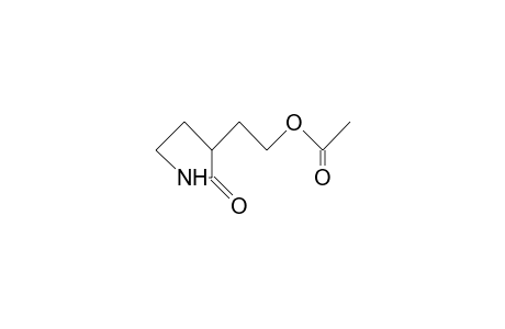 2-Oxo-3-pyrrolidineethanol acetate