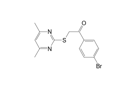 1-(4-Bromophenyl)-2-[(4,6-dimethyl-2-pyrimidinyl)sulfanyl]ethanone