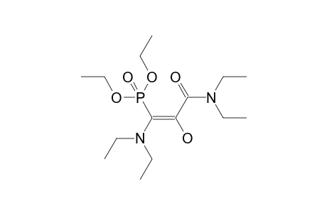 (E)-3-diethoxyphosphoryl-3-diethylamino-N,N-diethyl-2-hydroxy-acrylamide