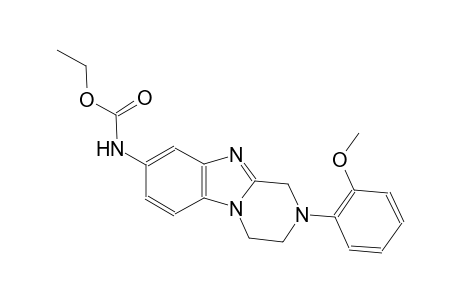 carbamic acid, [1,2,3,4-tetrahydro-2-(2-methoxyphenyl)pyrazino[1,2-a]benzimidazol-8-yl]-, ethyl ester