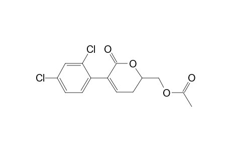[5-(2,4-dichlorophenyl)-6-oxidanylidene-2,3-dihydropyran-2-yl]methyl ethanoate