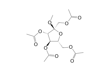 METHYL-3,4,6-TRI-O-ACETYL-ALPHA-D-FRUCTOFURANOSIDE
