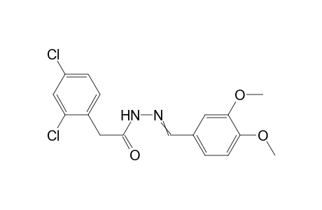 N'-(3,4-Dimethoxybenzylidene)-2-(2,4-dichlorophenyl)acetohydrazide