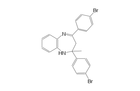 2,4-Bis(4-bromophenyl)-2-methyl-1,3-dihydro-1,5-benzodiazepine