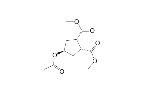 1,2-Cyclopentanedicarboxylic acid, 4-(acetyloxy)-, dimethyl ester, (1.alpha.,2.alpha.,4.beta.)-
