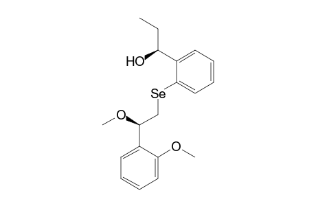 (S)-1-[2-{[(R)-(2-Methoxy-2-(2-methoxyphenyl)ethyl]seleno}phenyl]propanol