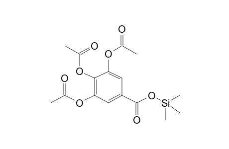 Gallic acid, o,o',o''-triacetyl-, trimethylsilyl ester