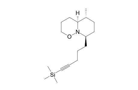 (4aS,5R,8R)-5-Methyl-8-[5-(trimethylsilyl)-4-pentynyl]-2,3,4,4a,5,6,7,8-octahexahydropyrido[1,2-b][1,2]oxazine