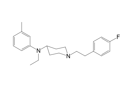 N-Ethyl-1-[2-(4-fluorophenyl)ethyl]-N-3-methylphenylpiperidin-4-amine