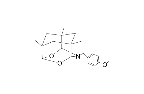 12-(4-METHOXYBENZYL)-1,7,9-TRIMENTHYL-3,5-DIOXA-12-AZA-TETRACYCLO-[5.3.1.1(2,6).0(4,9)]-DODECANE