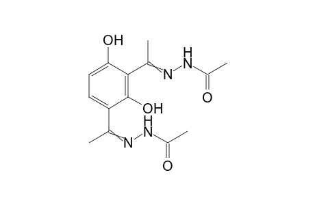 N-[1-[3-(N-acetamido-C-methyl-carbonimidoyl)-2,4-dihydroxy-phenyl]ethylideneamino]acetamide