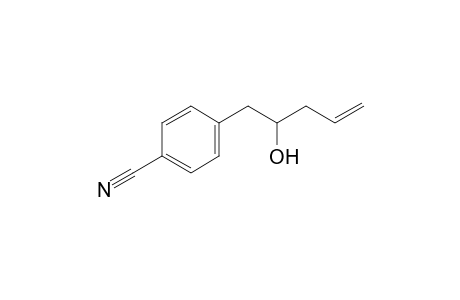 4-(2-Hydroxypent-4-enyl)benzonitrile