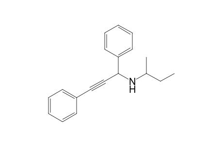N-But-2-yl-N-(1,3-diphenylprop-2-yn1-yl)amine