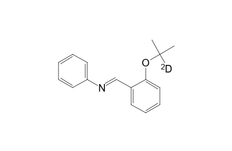 N-(2-(1-methylethoxy-1-d)benzylidene)phenylamine