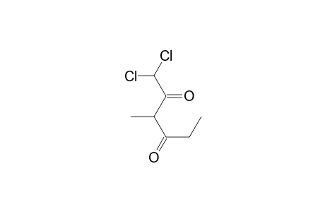 1,1-Dichloro-3-methyl-2,4-hexanedione