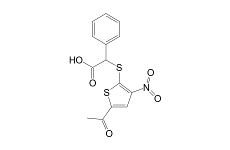 .alpha.-(5-Acetyl-3-nitro-2-thienyl)sulfanyl-phenylacetic acid