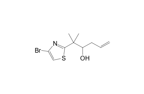 2-(4-bromanyl-1,3-thiazol-2-yl)-2-methyl-hex-5-en-3-ol