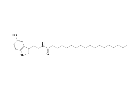 N-[2-(5-Hydroxy-1H-indol-3-yl)ethyl]octadecanamide