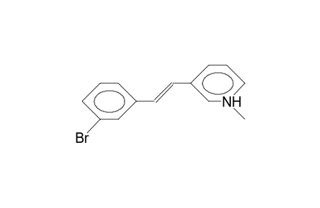 3-(3-Bromo-styryl)-N-methyl-pyridinium cation