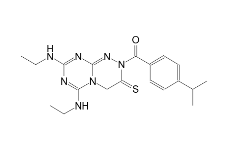 6,8-bis(ethylamino)-2-(4-isopropylbenzoyl)-2H-[1,3,5]triazino[2,1-c][1,2,4]triazine-3(4H)-thione