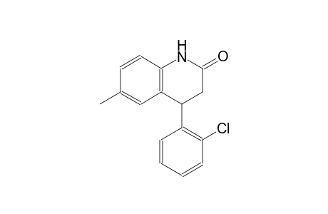 4-(2-chlorophenyl)-6-methyl-3,4-dihydro-2(1H)-quinolinone