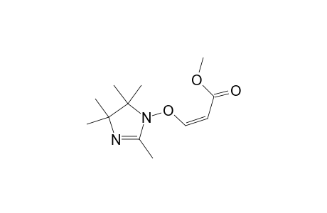 METHYL-(2Z)-3-[(2,4,4,5,5-PENTAMETHYL-4,5-DIHYDRO-1H-IMIDAZOL-1-YL)-OXY]-ACRYLATE