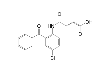 3-[(2-benzoyl-4-chlorophenyl)carbamoyl]acrylic acid