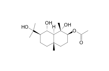 1,2,8-Naphthalenetriol, decahydro-7-(1-hydroxy-1-methylethyl)-1,4a-dimethyl-, 2-acetate, [1S-(1.alpha.,2.beta.,4a.beta.,7.beta.,8.alpha.,8a.alpha.)]-