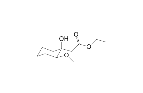Ethyl 2-[(1S*,2S*)-1-Hydroxy-2-methoxycyclohexyl]acetate