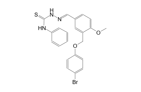 3-[(4-bromophenoxy)methyl]-4-methoxybenzaldehyde N-phenylthiosemicarbazone