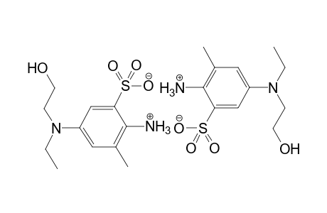 2-Azaniumyl-5-[ethyl(2-hydroxyethyl)amino]-3-methyl-benzenesulfonate
