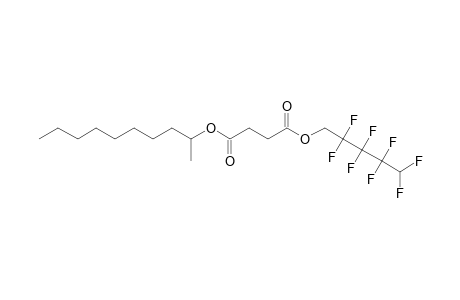 Succinic acid, 2,2,3,3,4,4,5,5-octafluoropentyl 2-decyl ester