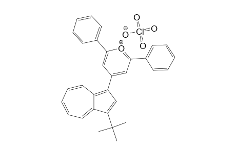 4-(3-TERT.-BUTYL-AZULEN-1-YL)-2,6-DIPHENYL-PYRANYLIUM-PERCHLORATE;(RN=R=H;X=T-BU)