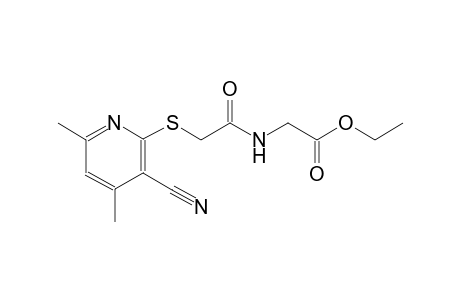ethyl ({[(3-cyano-4,6-dimethyl-2-pyridinyl)sulfanyl]acetyl}amino)acetate