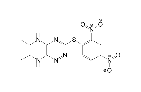 3-[(2,4-dinitrophenyl)sulfanyl]-N~5~,N~6~-diethyl-1,2,4-triazine-5,6-diamine