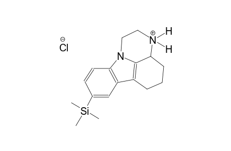 8-(trimethylsilyl)-2,3,3a,4,5,6-hexahydro-1H-pyrazino[3,2,1-jk]carbazol-3-ium chloride