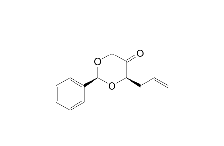 (2S,4R)-4-Allyl-6-methyl-2-phenyl-1,3-dioxan-5-one