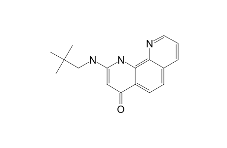 1,4-DIHYDRO-2-[(2,2-DIMETHYLPROPYL)-AMINO]-[1,10]-PHENANTHROLIN-4-ONE