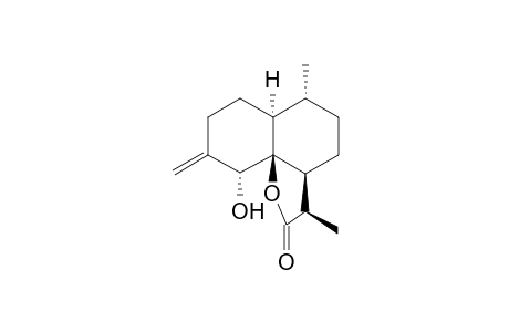 7,11-Dimethyl 2-hyoxy-3-methylene-13-oxatricyclo[8.3.0.0(1,6)]tridecan-12-one