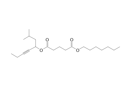 Glutaric acid, heptyl 2-methyloct-5-yn-4-yl ester