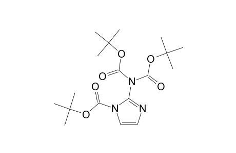2-BIS-(TERT.-BUTYLOXYCARBONYL)-AMINO-1-TERT.-BUTYLOXYCARBONYLIMIDAZOLE