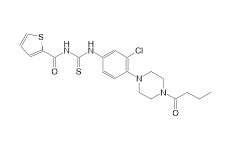 N-[4-(4-butyryl-1-piperazinyl)-3-chlorophenyl]-N'-(2-thienylcarbonyl)thiourea