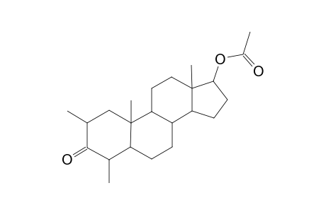 Androstan-3-one, 17-(acetyloxy)-2,4-dimethyl-, (2.alpha.,4.alpha.,5.alpha.,17.beta.)-