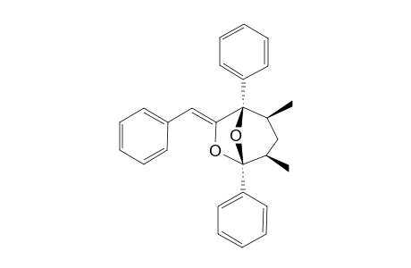 2,4-DIMETHYL-1,5-DIPHENYL-7-[(Z)-PHENYLMETHYLIDENE]-6,8-DIOXABICYCLO-[3.2.1]-OCTANE