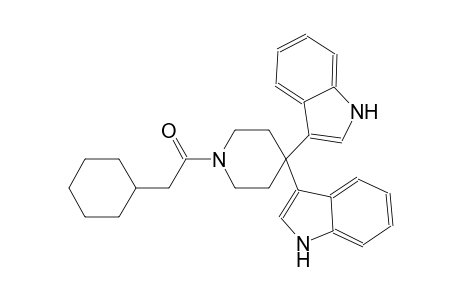 1H-indole, 3-[1-(cyclohexylacetyl)-4-(1H-indol-3-yl)-4-piperidinyl]-