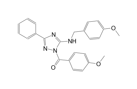 1H-1,2,4-triazol-5-amine, 1-(4-methoxybenzoyl)-N-[(4-methoxyphenyl)methyl]-3-phenyl-