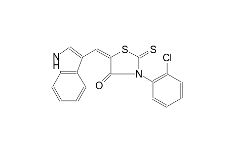 4-thiazolidinone, 3-(2-chlorophenyl)-5-(1H-indol-3-ylmethylene)-2-thioxo-, (5E)-