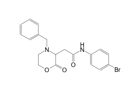 3-morpholineacetamide, N-(4-bromophenyl)-2-oxo-4-(phenylmethyl)-